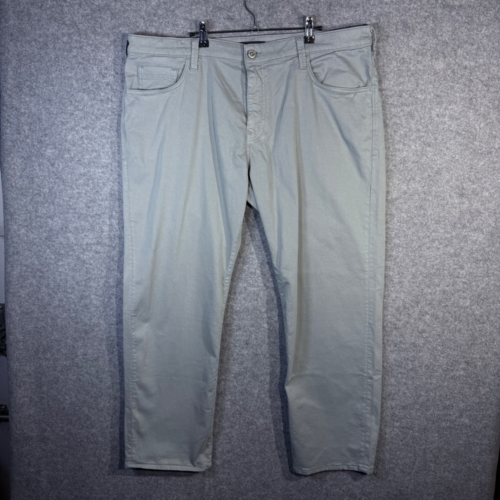 Mavi Matt Relaxed Straight Leg Pants Men's Size 40x30 Light Grey Cotton Blend